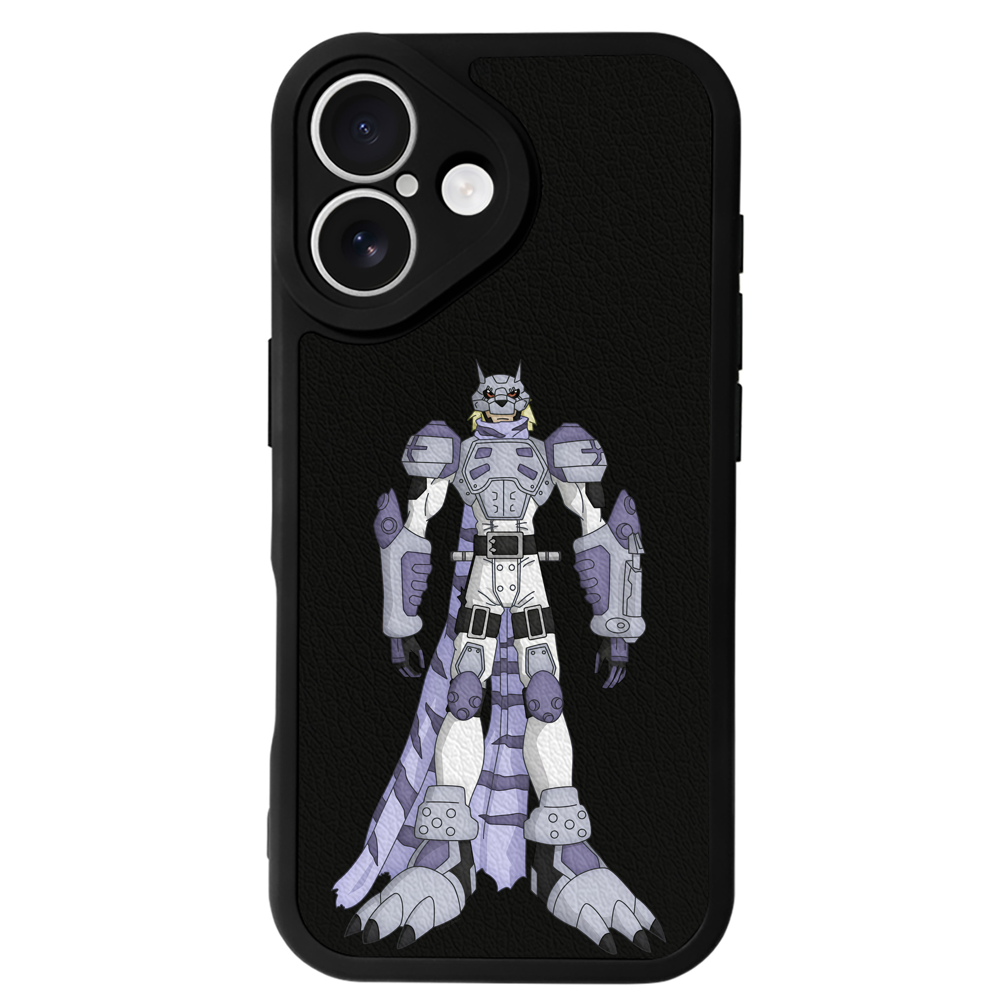 （画像用） Digimon デジタルモンスター/デジモン 【iPhone 16シリーズ対応】シリコンスマホケース（レザー調） 材質：シリコン